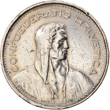 Coin, Switzerland, 5 Francs, 1975, Bern, VF(30-35), Copper-nickel, KM:40a.1