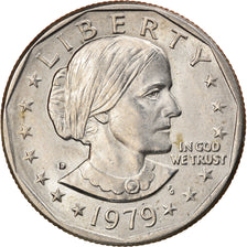 Coin, United States, Susan B. Anthony Dollar, 1979, Denver, AU(50-53)