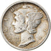 Coin, United States, Mercury Dime, 1917, San Francisco, EF(40-45), Silver