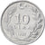 Moneta, Turchia, 10 Lira, 1987, Istanbul, BB+, Alluminio, KM:964