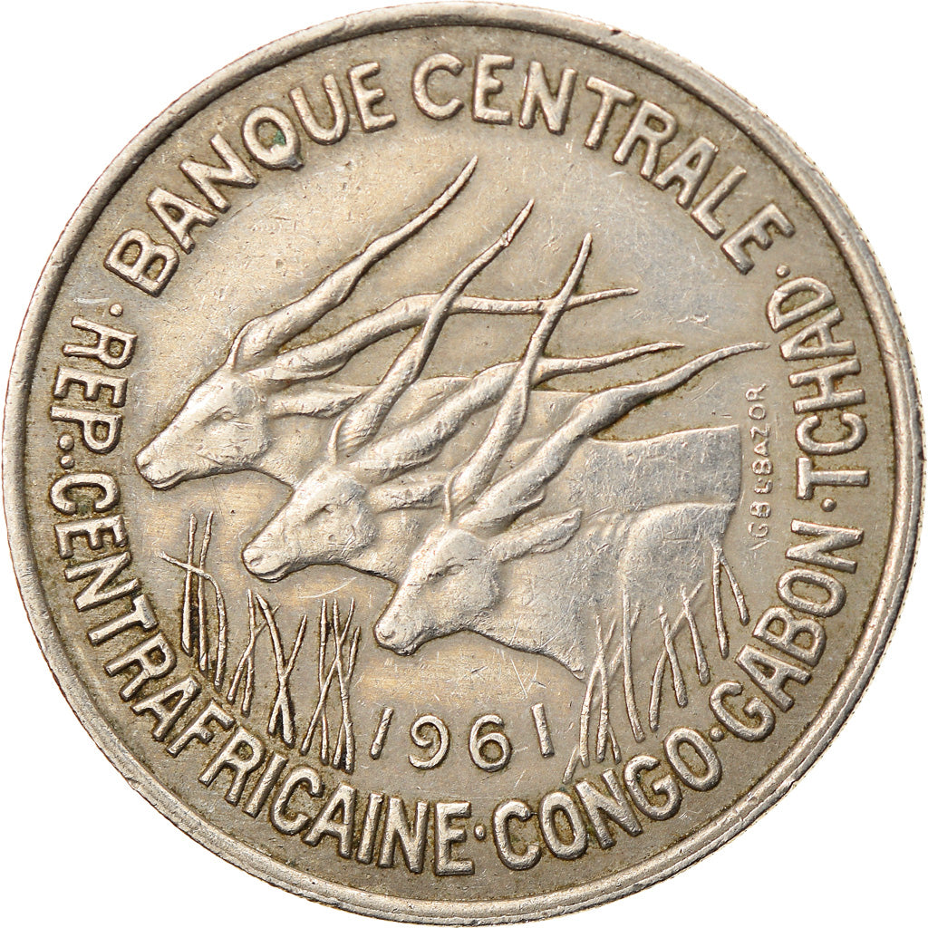Coin, EQUATORIAL AFRICAN STATES, 50 Francs, 1961, Paris, EF(40-45)
