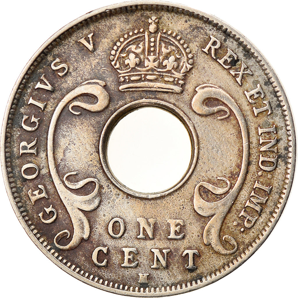 Moneta, AFRICA ORIENTALE, George V, Cent, 1912, Heaton, BB, Rame-nichel, KM:7