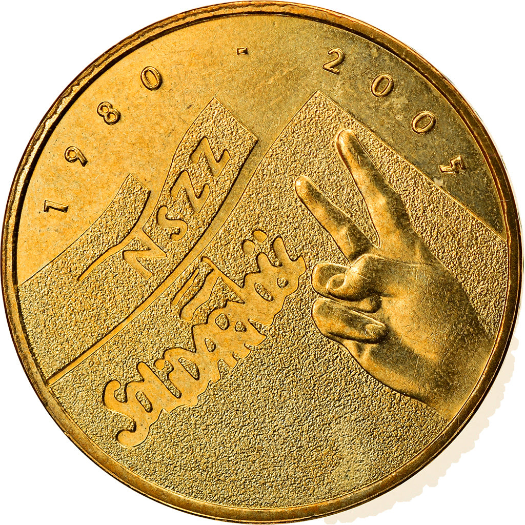 Coin, Poland, 2 Zlote, 2005, Warsaw, AU(50-53), Brass, KM:565