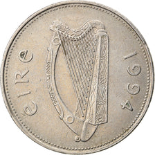 Monnaie, IRELAND REPUBLIC, Punt, Pound, 1994, TTB, Copper-nickel, KM:27