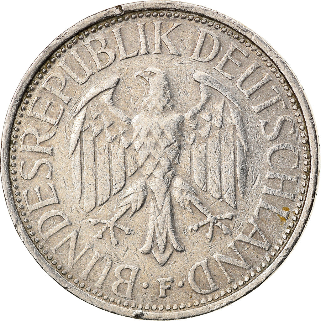 Coin, GERMANY - FEDERAL REPUBLIC, Mark, 1972, Stuttgart, EF(40-45)