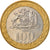 Moneta, Chile, 100 Pesos, 2006, Santiago, AU(50-53), Bimetaliczny, KM:236