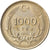 Moneta, Turchia, 1000 Lira, 1991, BB, Nichel-ottone, KM:997
