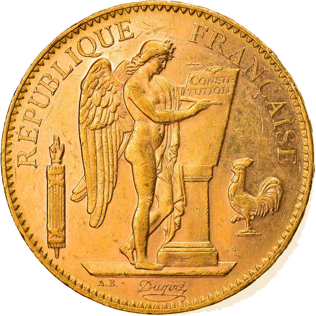 Münze, Frankreich, Génie, 100 Francs, 1905, Paris, VZ, Gold, KM:832