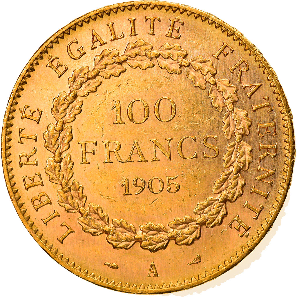 Münze, Frankreich, Génie, 100 Francs, 1905, Paris, VZ, Gold, KM:832