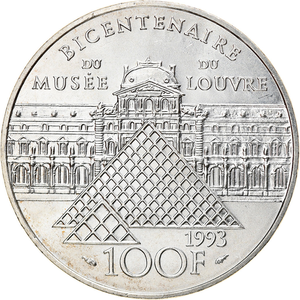 Coin, France, Liberté guidant le peuple, 100 Francs, 1993, AU(55-58), Silver