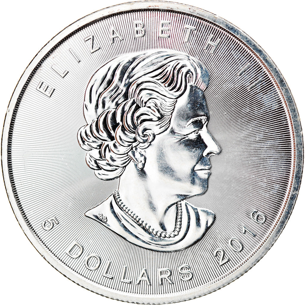 Monnaie, Canada, Elizabeth II, 5 Dollars, 2016, Ottawa, SUP+, Argent