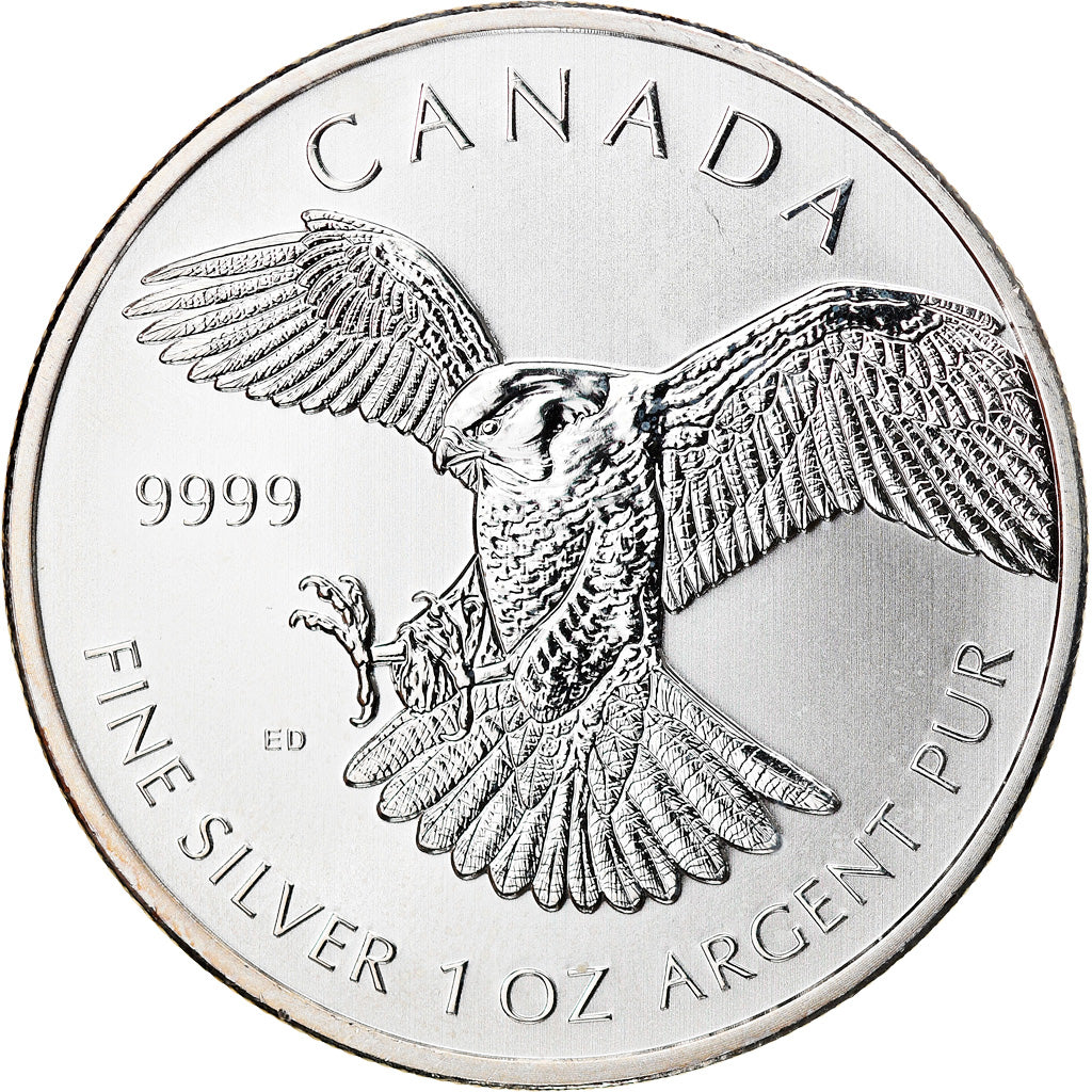 Coin, Canada, Elizabeth II, 5 Dollars, 2014, Ottawa, MS(60-62), Silver