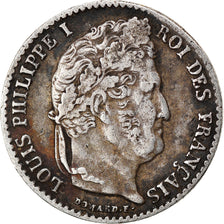 Coin, France, Louis-Philippe, 1/4 Franc, 1839, Lille, VF(30-35), Silver