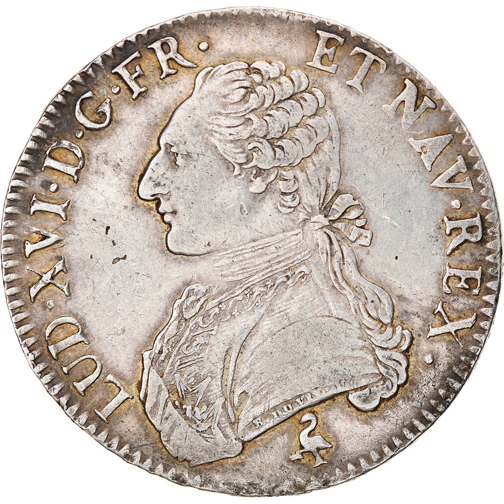 Coin, France, Louis XVI, Ecu aux branches d'olivier, 1784, Paris, EF(40-45)