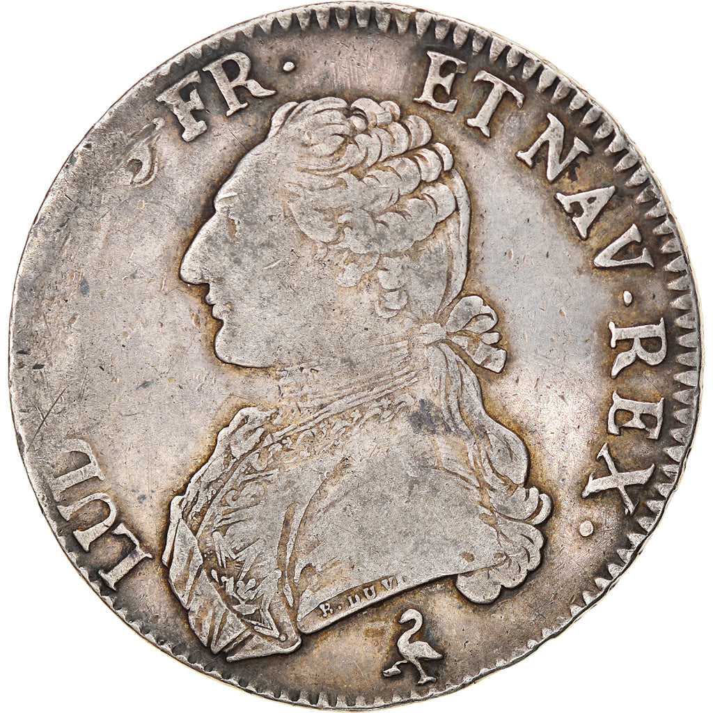 Munten, Frankrijk, Louis XVI, Ecu aux branches d'olivier, 1784, Paris, FR