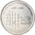Moneda, Jordania, Hussein, 10 Piastres, 1992/AH1412, MBC, Níquel chapado en