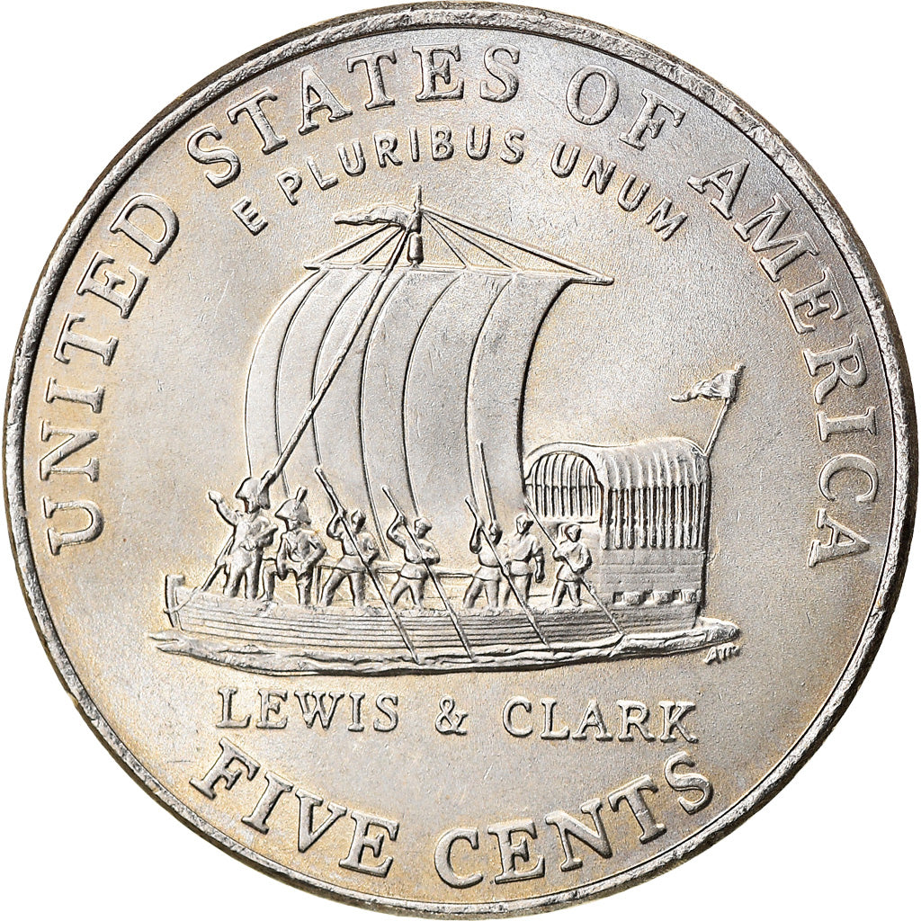 Coin, United States, Jefferson - Westward Expansion - Lewis & Clark