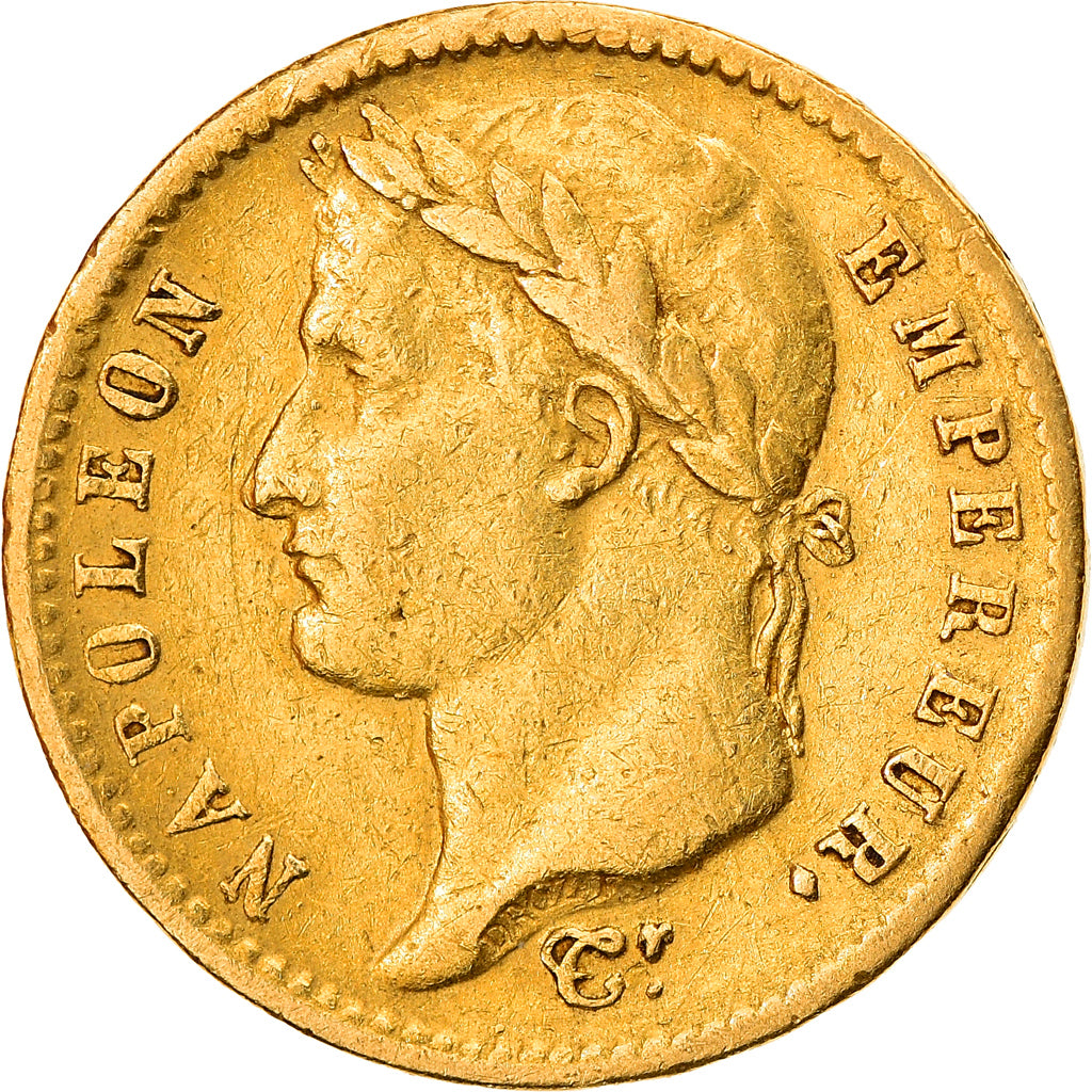 Moneda, Francia, Napoléon I, 20 Francs, 1811, Paris, BC+, Oro, KM:695.1