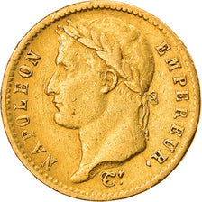 Moneda, Francia, Napoléon I, 20 Francs, 1811, Paris, BC+, Oro, KM:695.1