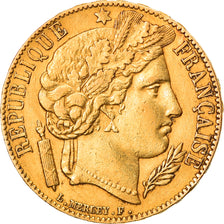 Moneda, Francia, Cérès, 20 Francs, 1851, Paris, MBC, Oro, KM:762, Gadoury:1059