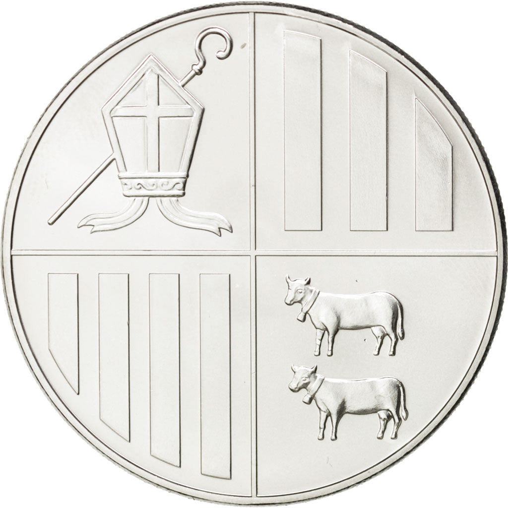 Moneda, Andorra, Diner, 2008, SC, Plata, KM:268