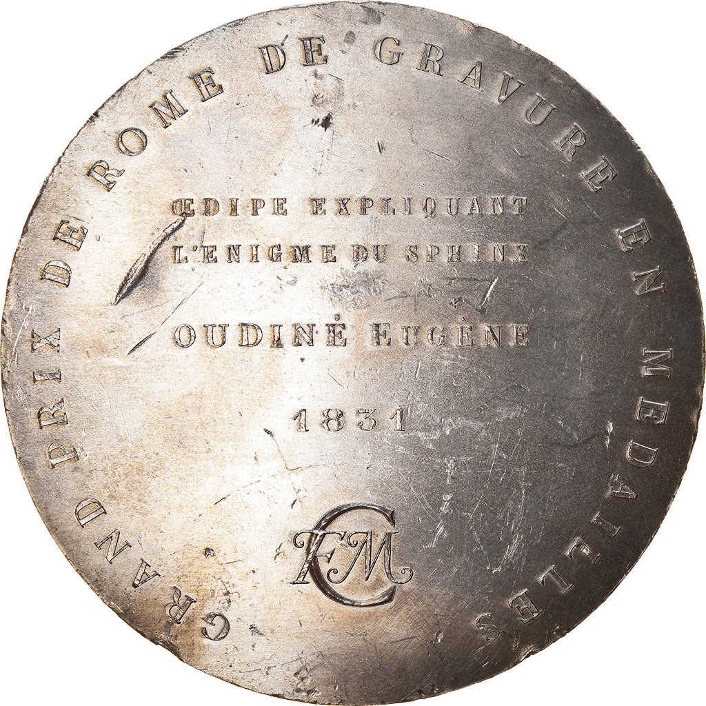 Frankrijk, Medaille, Gravure, Grand Prix de Rome, Oedipe, Arts & Culture, 1975