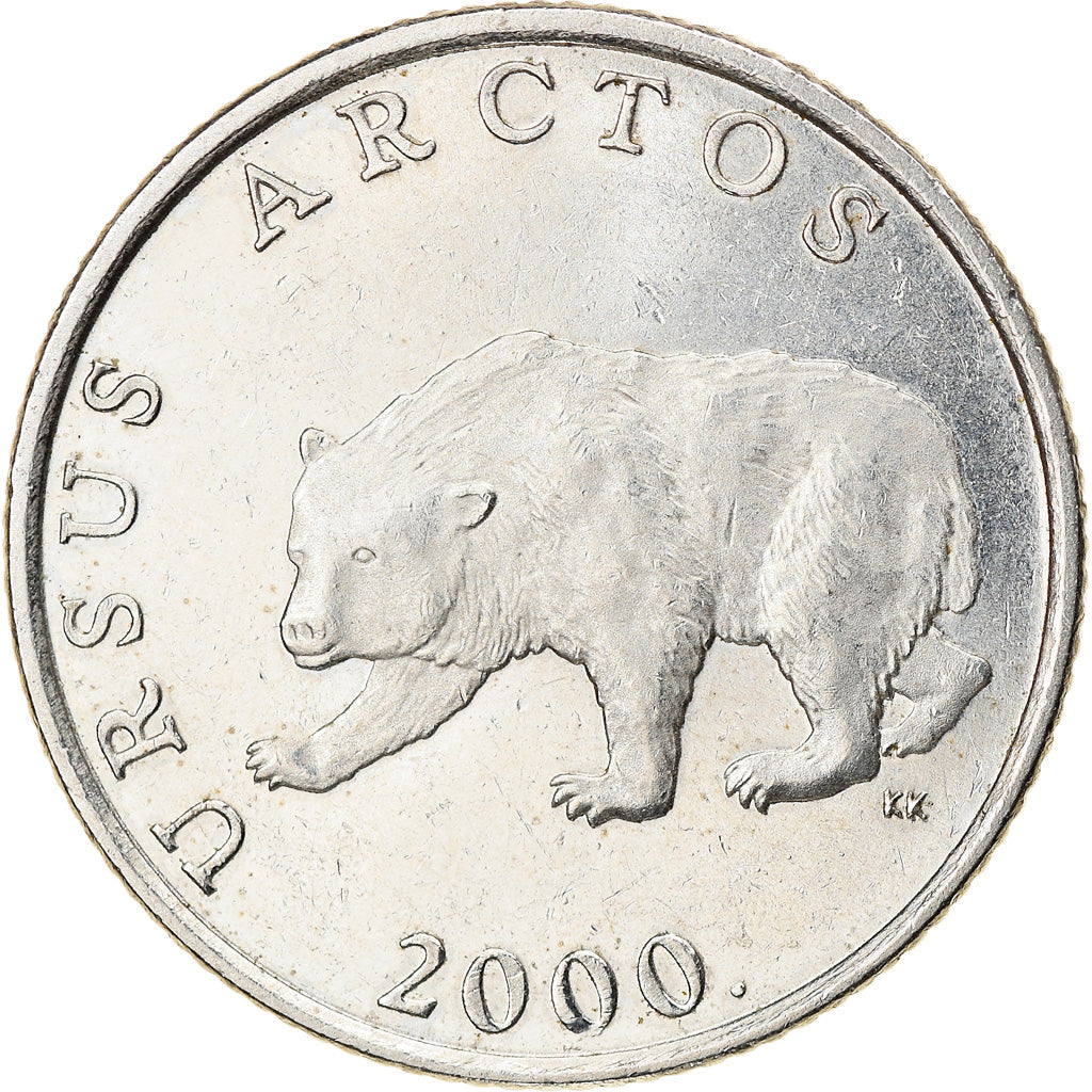 Moneta, Croazia, 5 Kuna, 2000, BB+, Rame-nichel-zinco, KM:23