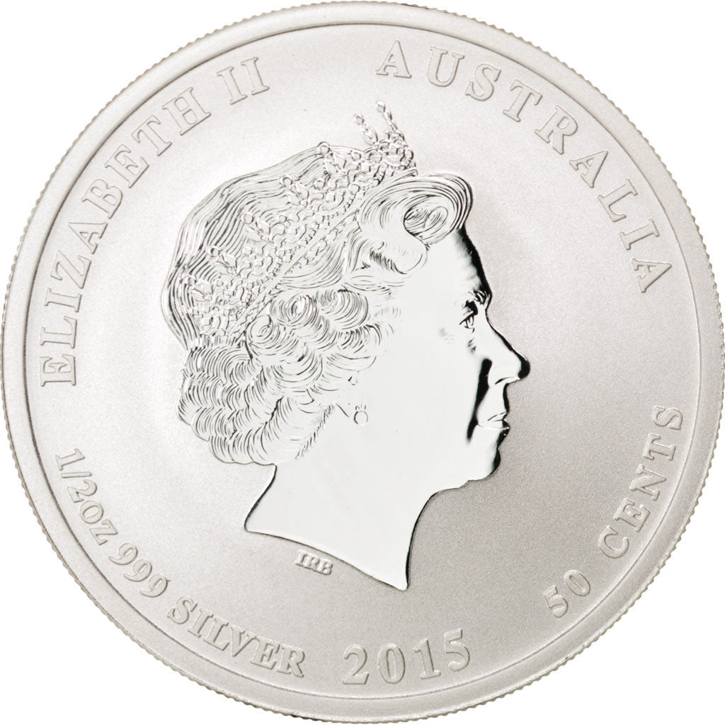 Coin, Australia, 50 Cents, 2015, MS(65-70), Silver, KM:New
