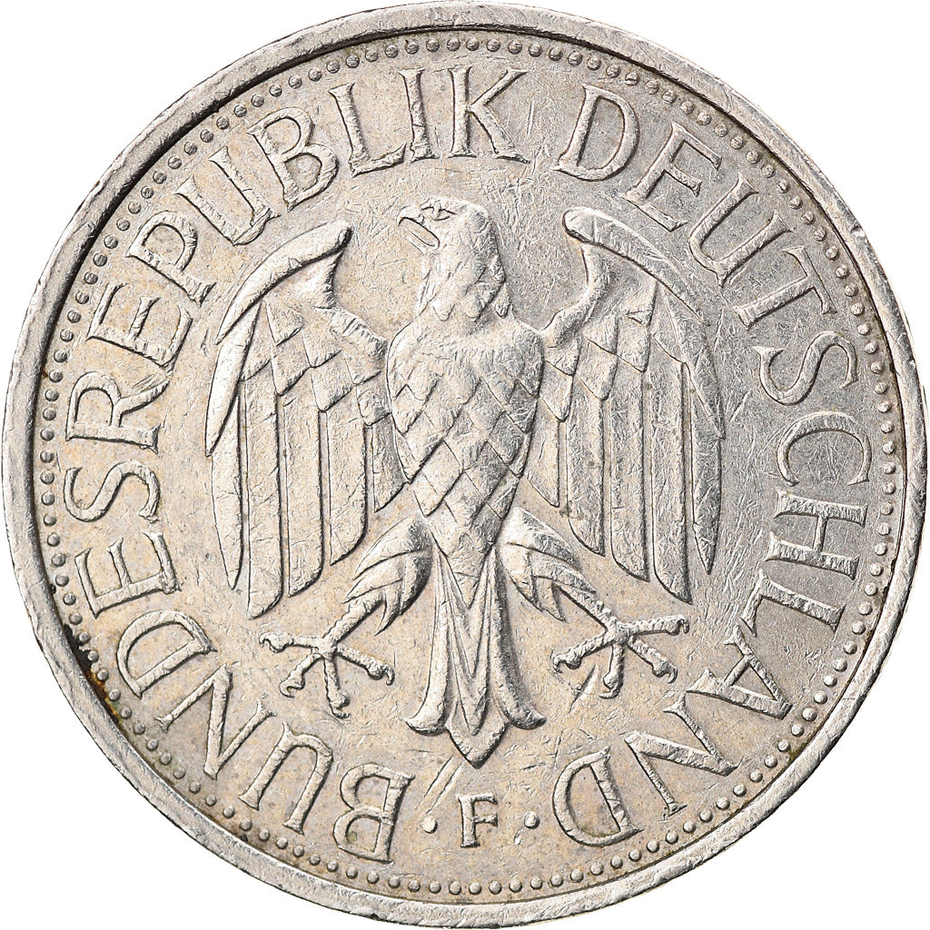 Moneta, Niemcy - RFN, Mark, 1982, Stuttgart, EF(40-45), Miedź-Nikiel, KM:110