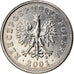 Moeda, Polónia, 20 Groszy, 2001, Warsaw, AU(55-58), Cobre-níquel, KM:280
