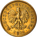Coin, Poland, 5 Groszy, 2002, Warsaw, AU(50-53), Brass, KM:278