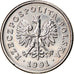 Moneda, Polonia, 50 Groszy, 1991, Warsaw, MBC+, Cobre - níquel, KM:281