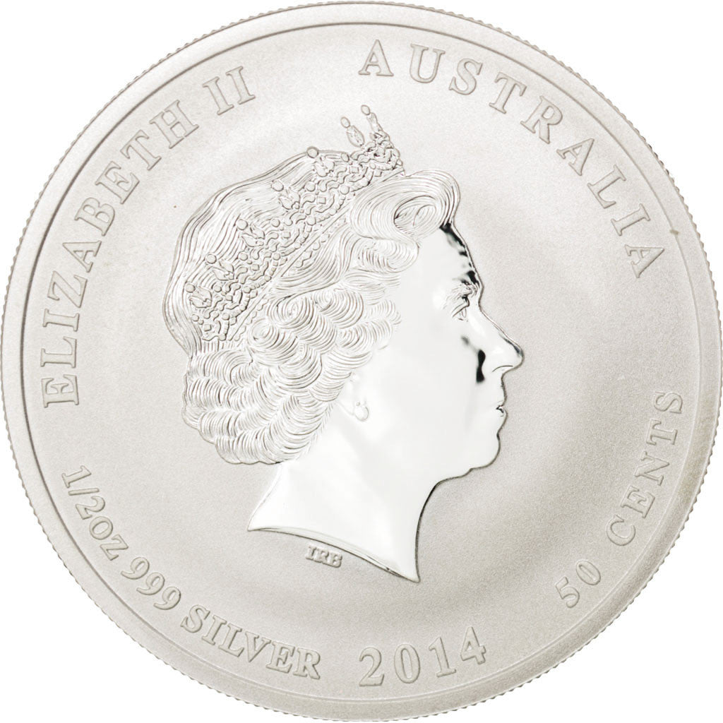 Australia, 50 Cents, 2014, KM #2110, MS(65-70), Silver, 36.6, 15.71