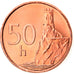 Moneta, Slovacchia, 50 Halierov, 2007, Kremnica, SPL-, Acciaio placcato rame
