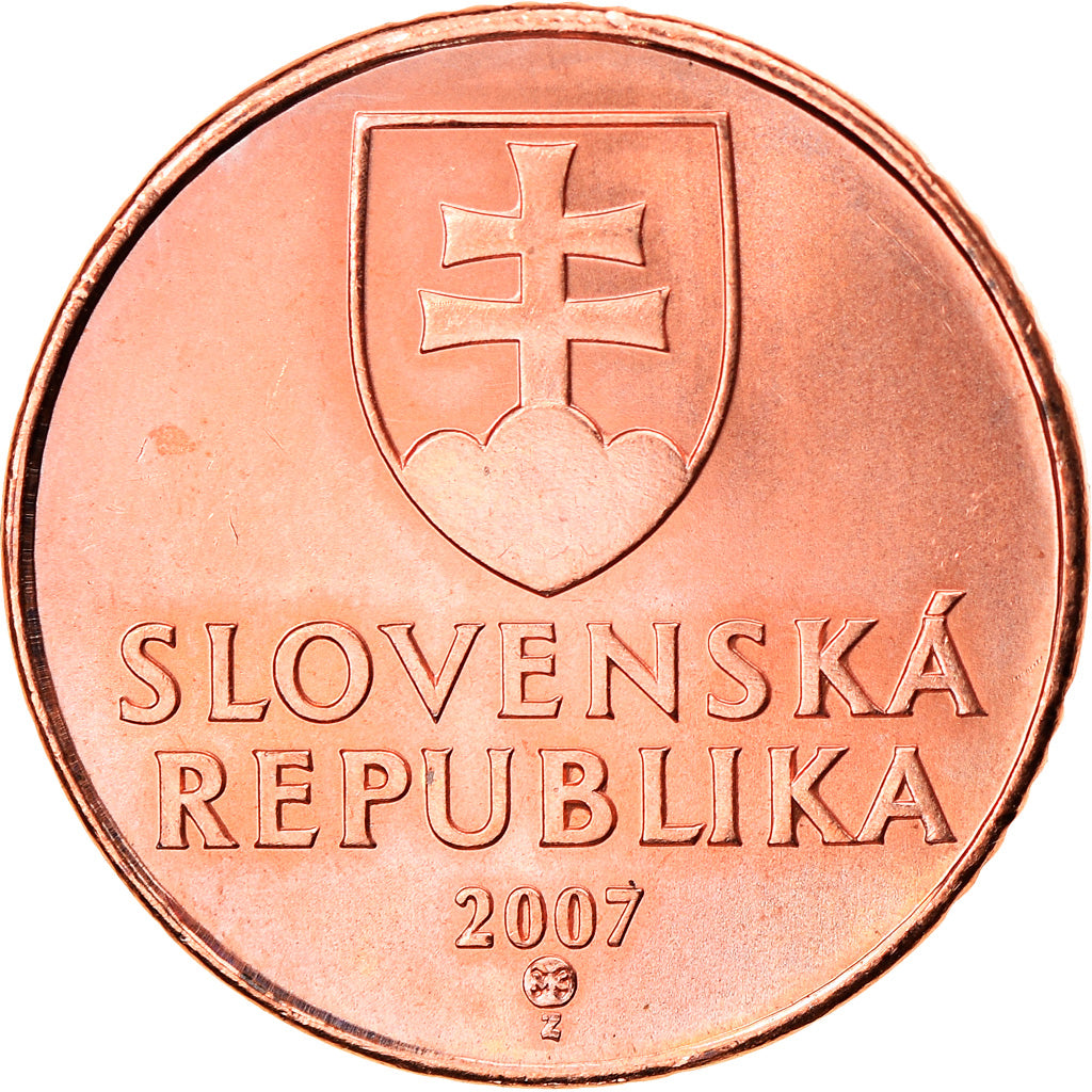 Munten, Slowakije, 50 Halierov, 2007, Kremnica, PR, Copper Plated Steel, KM:35