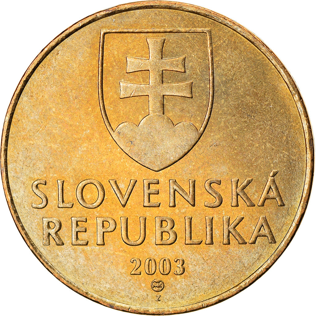 Munten, Slowakije, 10 Koruna, 2003, Kremnica, PR, Aluminum-Bronze, KM:11