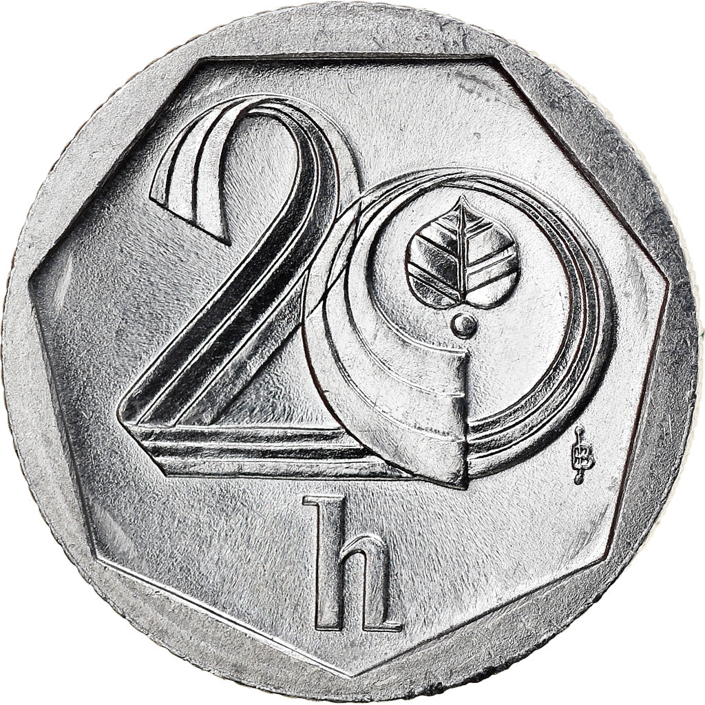 Munten, Tsjechische Republiek, 20 Haleru, 2001, Jablonec nad Nisou, PR