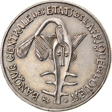 Coin, West African States, 50 Francs, 2002, EF(40-45), Copper-nickel, KM:6