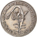 Coin, West African States, 50 Francs, 2002, EF(40-45), Copper-nickel, KM:6