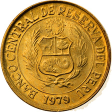 Coin, Peru, Sol, 1979, Lima, AU(55-58), Brass, KM:266.2