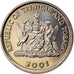 Moneta, TRYNIDAD I TOBAGO, 10 Cents, 2001, AU(55-58), Miedź-Nikiel, KM:31