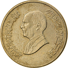 Coin, Jordan, Hussein, Dinar, 1998/AH1418, EF(40-45), Brass, KM:64