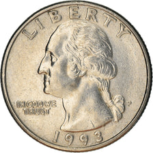Coin, United States, Washington Quarter, 1993, Philadelphia, AU(50-53)