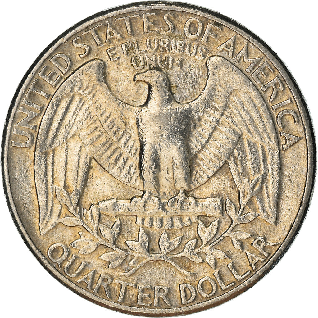 Moneda, Estados Unidos, Washington Quarter, 1984, Denver, MBC, Cobre -