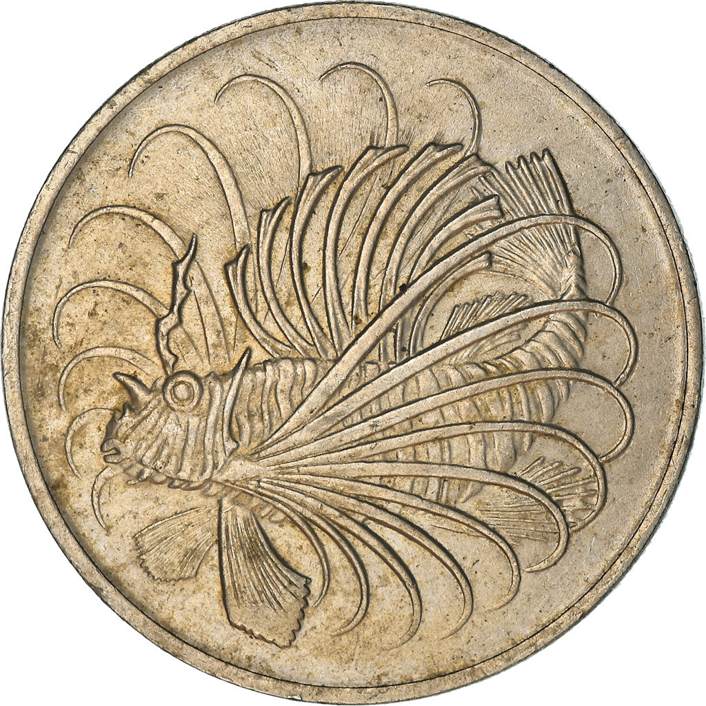 Coin, Singapore, 50 Cents, 1970, Singapore Mint, AU(50-53), Copper-nickel, KM:5