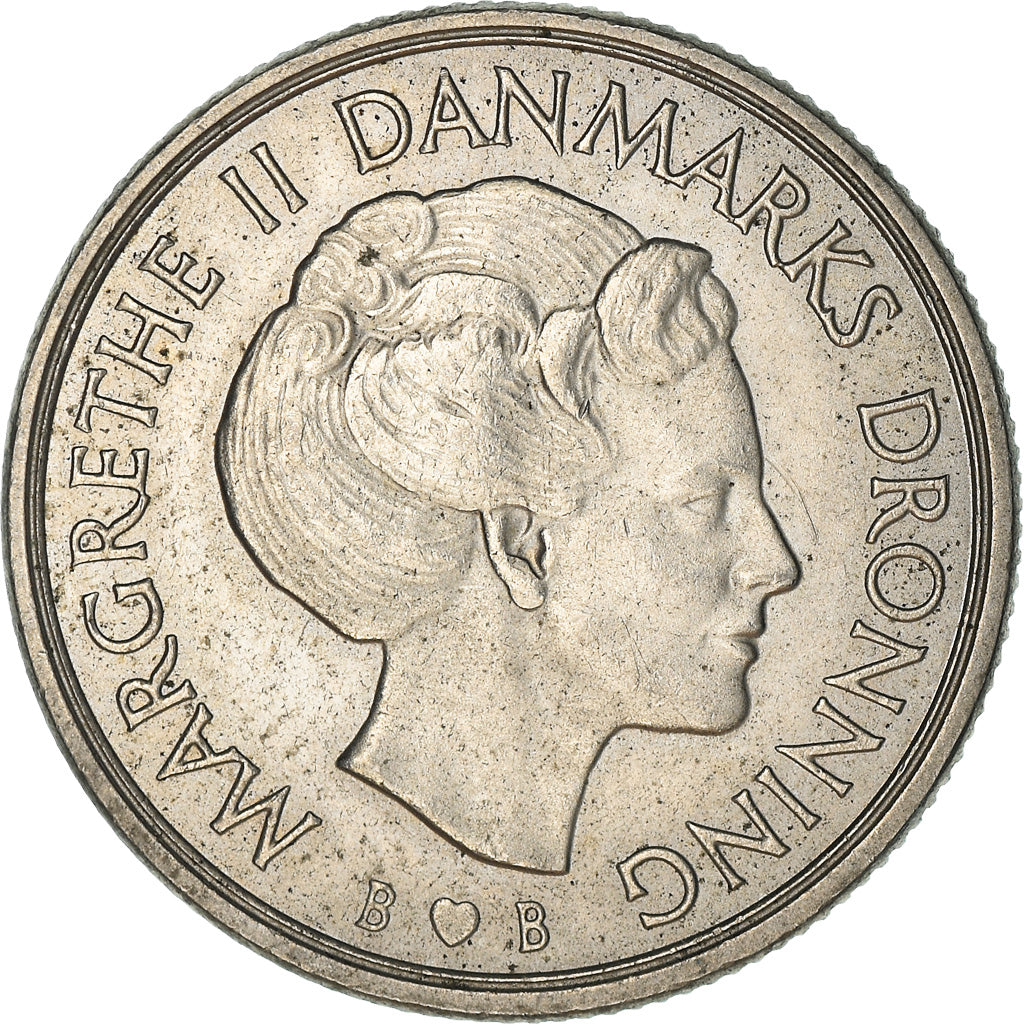 Monnaie, Danemark, Margrethe II, Krone, 1979, Copenhagen, TTB+, Copper-nickel