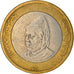 Coin, Morocco, al-Hassan II, 10 Dirhams, 1995/AH1415, VF(30-35), Bi-Metallic