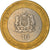 Monnaie, Maroc, al-Hassan II, 10 Dirhams, 1995/AH1415, TB+, Bi-Metallic, KM:92