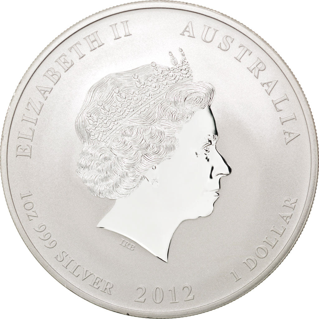 Coin, Australia, Elizabeth II, Dollar, 2012, MS(65-70), Silver, KM:1664
