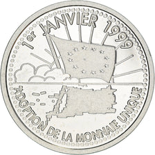 France, 10 Euro, 10 Euro Essai, Adoption de la monnaie Unique, 1999, Proof, FDC